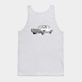 Holden Monaro Wireframe Tank Top